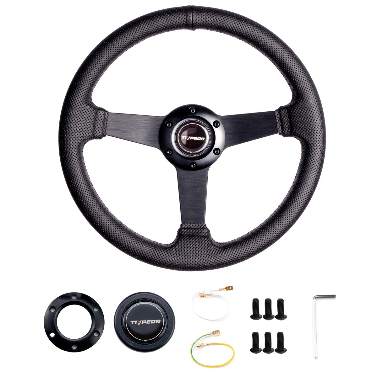 TIYPEOR 14インチ フラット ブラケット ピンホール レザードリフト